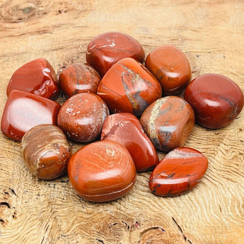 Red Jasper Tumble Stones - WorldOfOorja