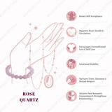 Rose Quartz Bracelet - WorldOfOorja