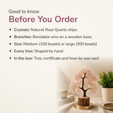 Rose Quartz Crystal Tree – good to know before you order