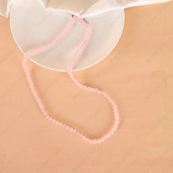 Rose Quartz Necklace - WorldOfOorja