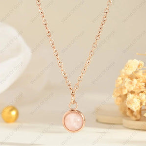 Rose Quartz Pendant - Mini - WorldOfOorja