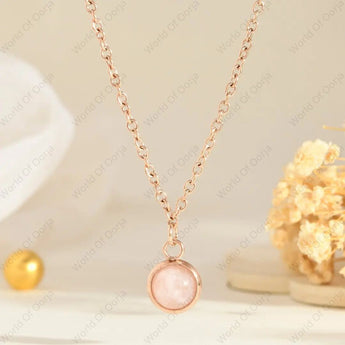 Rose Quartz Pendant - Mini - WorldOfOorja