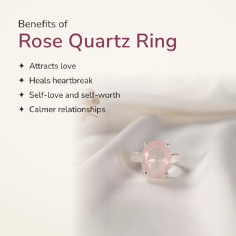 Benefits of Rose Quartz Ring – World of Oorja