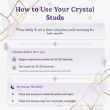 Rose Quartz Studs - WorldOfOorja