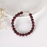 Natural Ruby Silver Adjustable Bracelet (Manik) – image 3