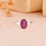 Ruby (manik) Ring - WorldOfOorja