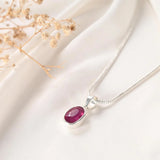 Ruby (manik) Pendant – Passion, Vitality & Confidence – World of Oorja (image 2)