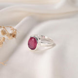 Ruby (Manik) Ring – Surya Ratna for Confidence & Leadership – image 1
