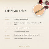 Silver Plated Dhan Yog Bracelet – before you order: size, what is in the box, energised after order