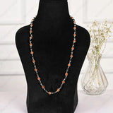Silver Plated Divine Rudraksha Karungali Mala (Govt. Certified) - WorldOfOorja