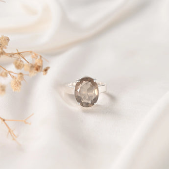 Smoky Quartz Ring – Grounding, Anxiety Relief & Stress Release – image 4