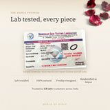 Sulemani Hakik bracelet lab certificate with QR code – The Oorja promise