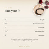 Sulemani Hakik bracelet size guide – 6 to 8 inch