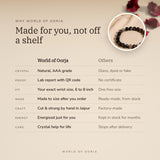 Why World of Oorja – Sulemani Hakik bracelet made to your wrist size, cut and strung by hand in Jaipur