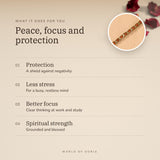 Gold Plated Rudraksha Bracelet benefits – World of Oorja