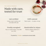 The Oorja promise – Dhan Vridhi Bracelet, lab certified and energised after you order