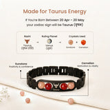 Made for Taurus energy – ruling planet and crystals in the Taurus zodiac bracelet