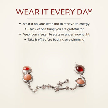 How to wear your Taurus Constellation Bracelet