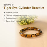 Benefits of Tiger Eye Cylinder Bracelet – World of Oorja