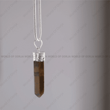 Tiger Eye Pencil Pendant - WorldOfOorja