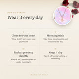 How to wear your Moonstone Pendant Mini – daily wear, morning wish, recharge on selenite or moonlight