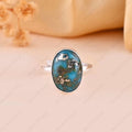 Turquoise (Firoza) Ring - WorldOfOorja