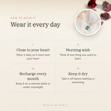 How to wear your Emerald (Panna) Pendant – daily wear, morning wish, recharge on selenite or moonlight