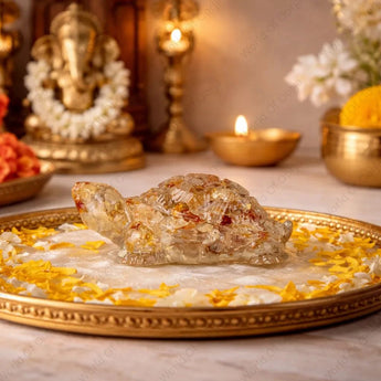 World of Oorja natural Citrine Kachhua for abundance and financial growth
