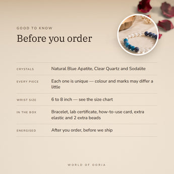 Weight Loss Bracelet – before you order: size, what is in the box, energised after order
