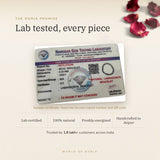 Labradorite Bracelet lab certificate with QR code – The Oorja promise