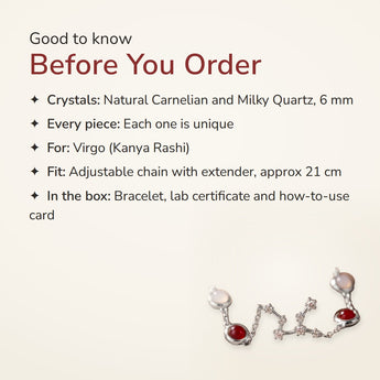 Virgo Constellation Bracelet – good to know before you order