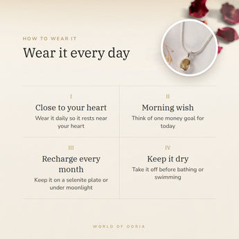 How to wear your Citrine Pendant – daily wear, morning wish, recharge on selenite or moonlight