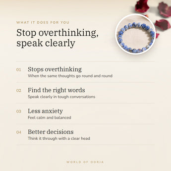 Sodalite Bracelet benefits – World of Oorja