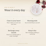 How to wear your Rose Quartz Pendant – daily wear, morning wish, recharge on selenite or moonlight