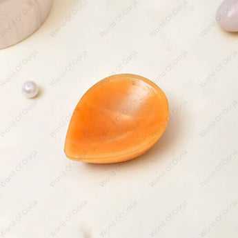 Yellow Aventurine Crystal Diya - WorldOfOorja