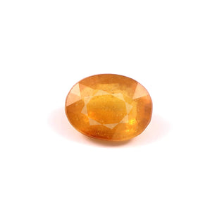 Yellow Sapphire (Pukhraj) (5.50 Carat, 5.99 Ratti) - WorldOfOorja