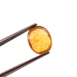 Yellow Sapphire (Pukhraj) (5.88 Carat, 6.4 Ratti) - WorldOfOorja
