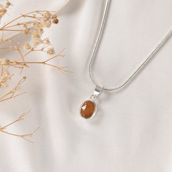 Yellow Sapphire (Pukhraj) Pendant – Wisdom & Prosperity – World of Oorja