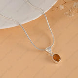 Yellow Sapphire (Pukhraj) Pendant - WorldOfOorja