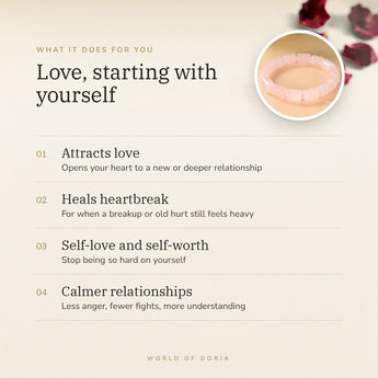 Rose Quartz Cylinder Bracelet benefits – World of Oorja