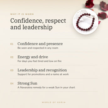 Ruby Silver Bracelet (Manik) benefits – World of Oorja