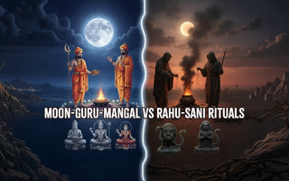 Moon-Guru-Mangal vs Rahu-Shani