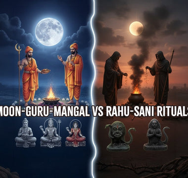Moon-Guru-Mangal vs Rahu-Shani