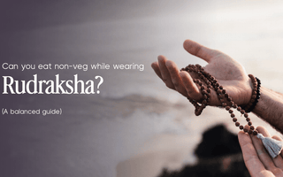 Can You Eat Non-Veg While Wearing Rudraksha? Modern Spiritual Perspective - WorldOfOorja