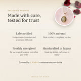 The Oorja promise – Cat's Eye (Lehsunia) Pendant, lab certified and energised after you order