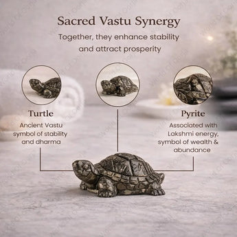 World of Oorja Vastu Pyrite Tortoise