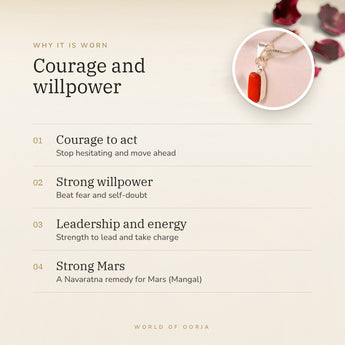 Red Coral (Moonga) Pendant benefits – World of Oorja