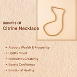 Citrine necklace with benefits