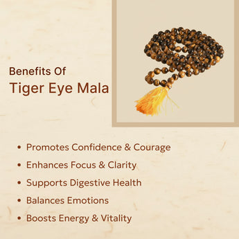 Tiger Eye Mala with benefits