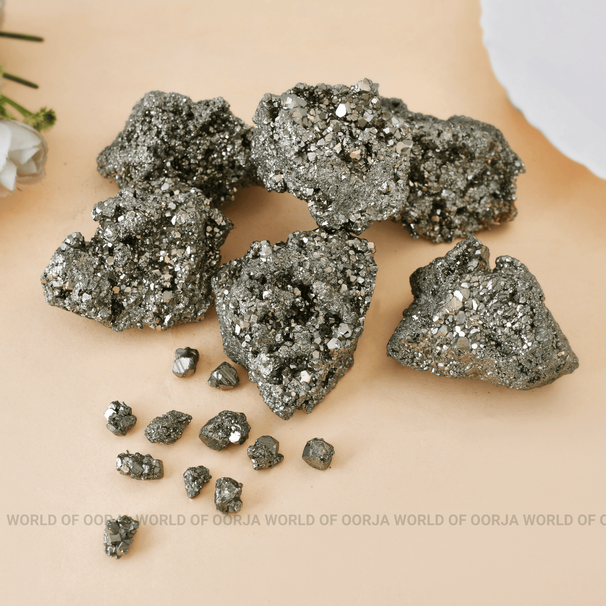 Pyrite Raw Cluster - WorldOfOorja